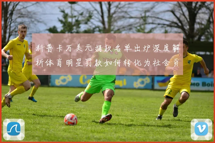 科普卡万美元捐款名单出炉深度解析体育明星罚款如何转化为社会贡献